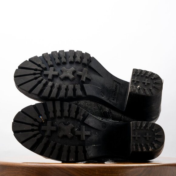 Metaphor Women's Size 7 Tinley Lace-Up High Heel Boot - Gray & Black - Picture 8 of 8